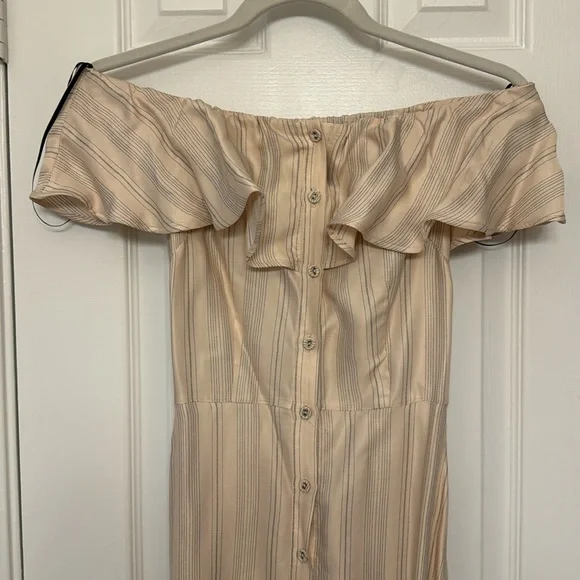 H&M | Dresses | Hm Striped Off The Shoulder Button Up Dress | Poshmark H&M | Dresses | Hm Striped Off The Shoulder Button Up Dress | Poshmark